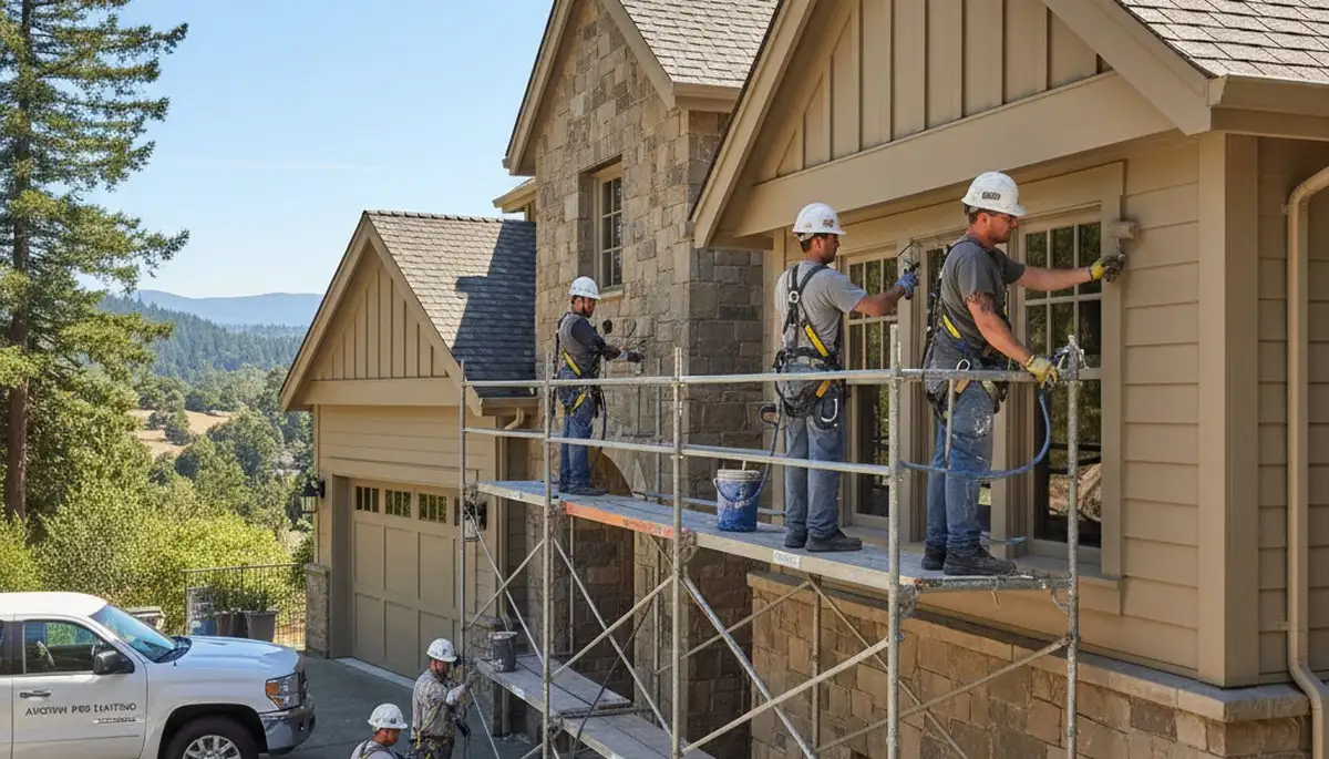 Santa Rosa, CA painting contractor providing professional interior and exterior painting services