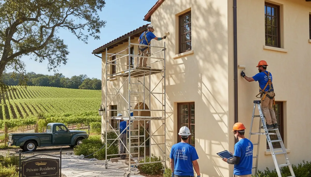 Professional painter service in Santa Rosa, CA for interior and exterior house painting