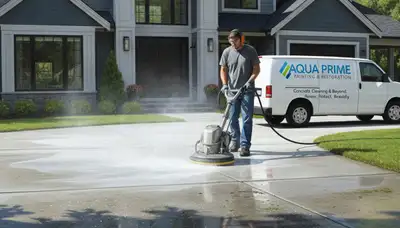 Santa Rosa, CA concrete pressure cleaning for driveways, patios, and walkways by Santa Rosa Paint Pros