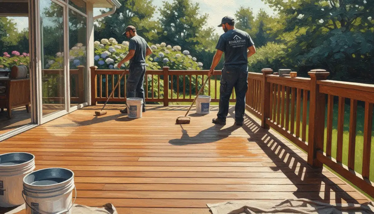 Deck painting service in Santa Rosa, CA for durable, weather-resistant outdoor wood protection