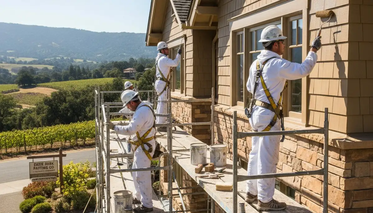 Santa Rosa, CA painting contractor delivering professional interior and exterior house painting services