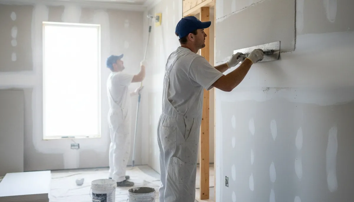 Santa Rosa painters repairing drywall with clean patching and texture matching in Santa Rosa, CA