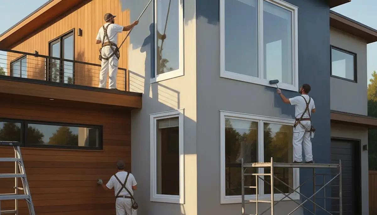 Exterior house painting service in Santa Rosa, CA by Santa Rosa Paint Pros