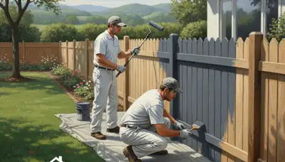 Fence painting service in Santa Rosa, CA by Santa Rosa Paint Pros