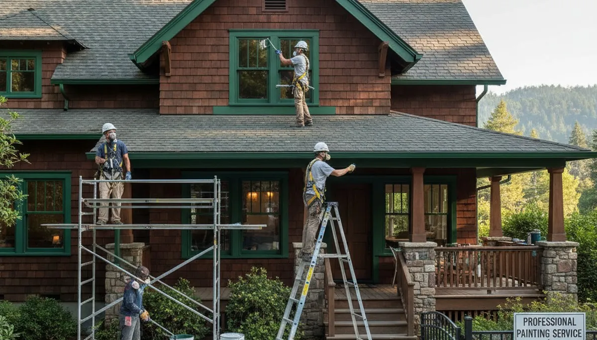 Professional painter serving Santa Rosa, CA for residential and commercial painting services