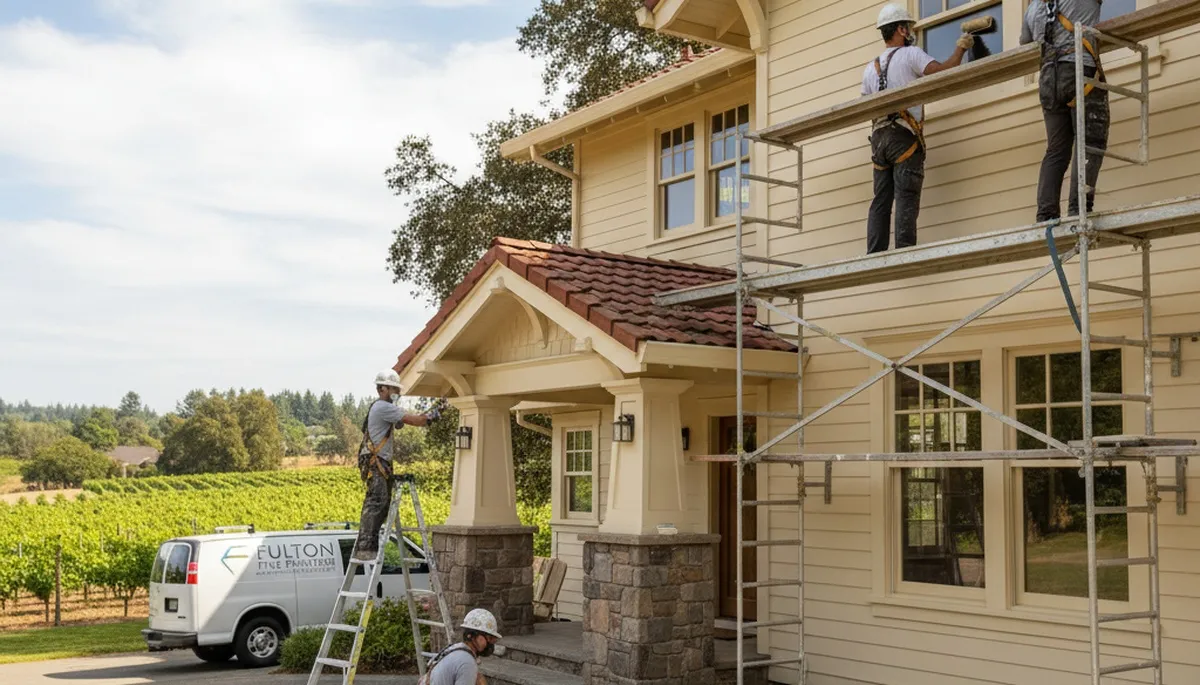 Santa Rosa, CA painting contractor providing professional interior and exterior painting services