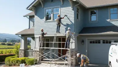 Professional painter serving Santa Rosa, CA for residential and commercial painting services