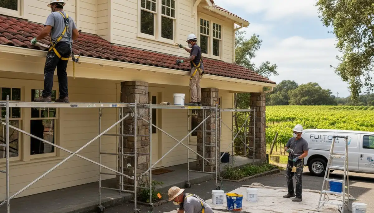 Santa Rosa, CA painters providing professional residential and commercial painting services