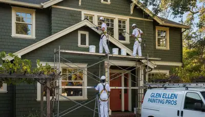 Professional painter serving Santa Rosa, CA for interior and exterior house painting services