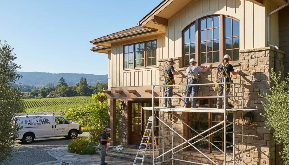 Santa Rosa, CA painting contractor providing professional interior and exterior house painting services