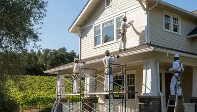 Santa Rosa, CA painting contractor providing professional interior and exterior painting services