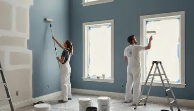 Santa Rosa, CA interior house painting by Santa Rosa Paint Pros for wine country homes