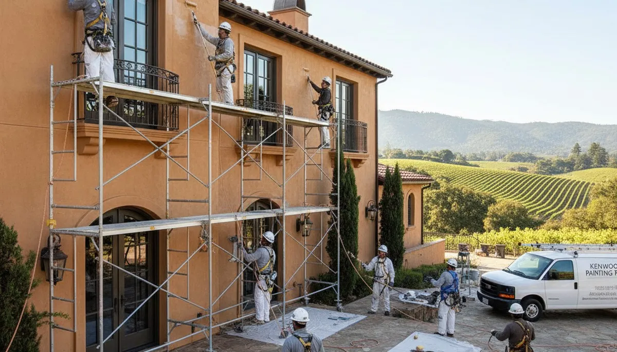 Professional painter serving Santa Rosa, CA for residential and commercial painting services