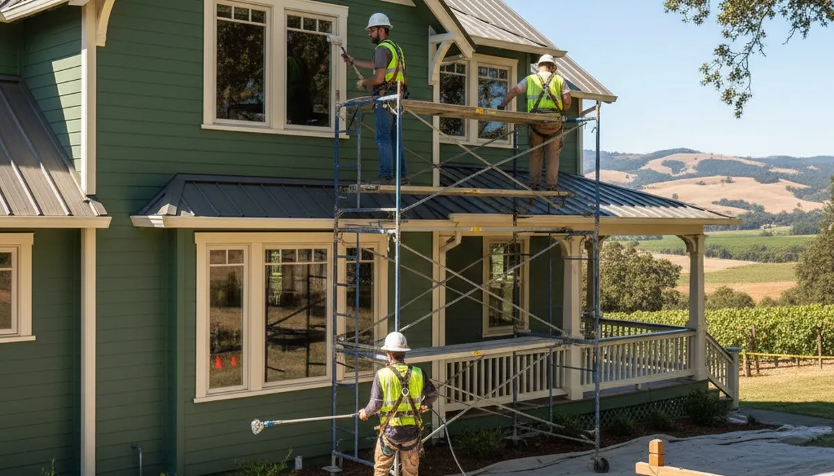 Santa Rosa, CA painting contractor serving homes with professional interior and exterior painting services