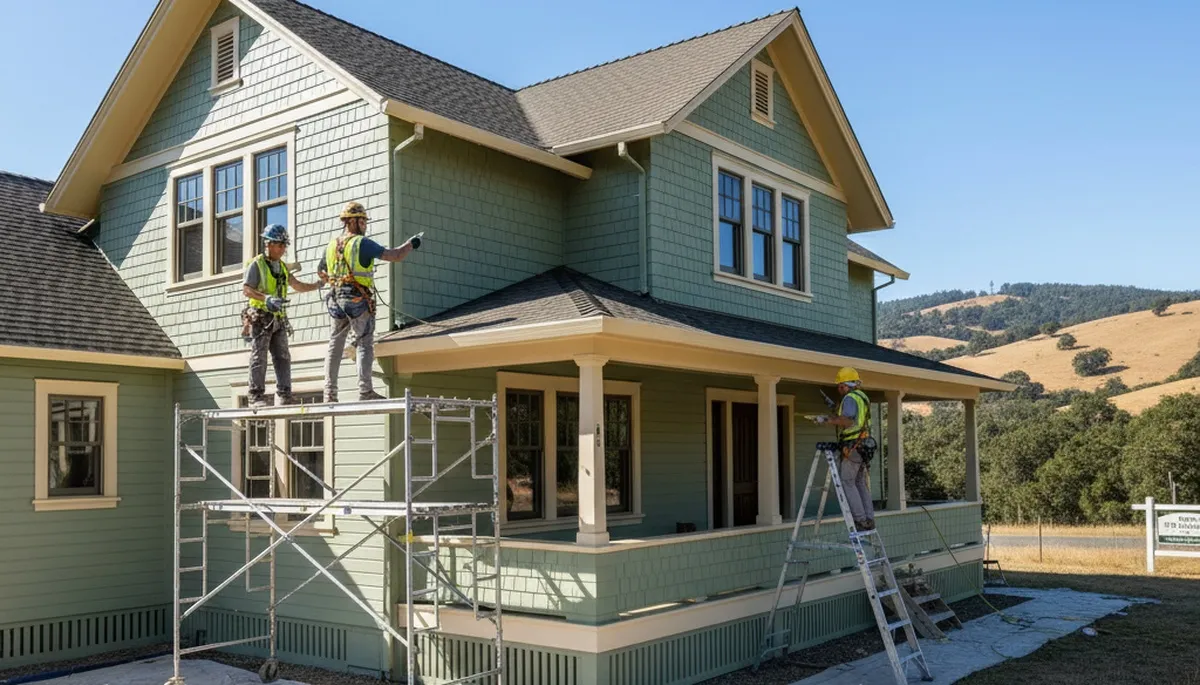 Santa Rosa, CA painting contractor providing professional interior and exterior house painting services