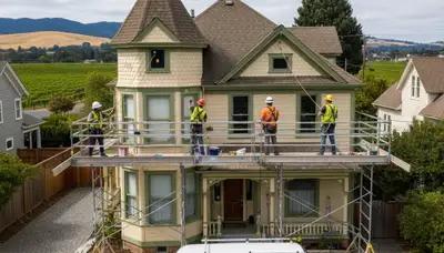 Professional painter services in Santa Rosa, CA for residential and commercial painting projects