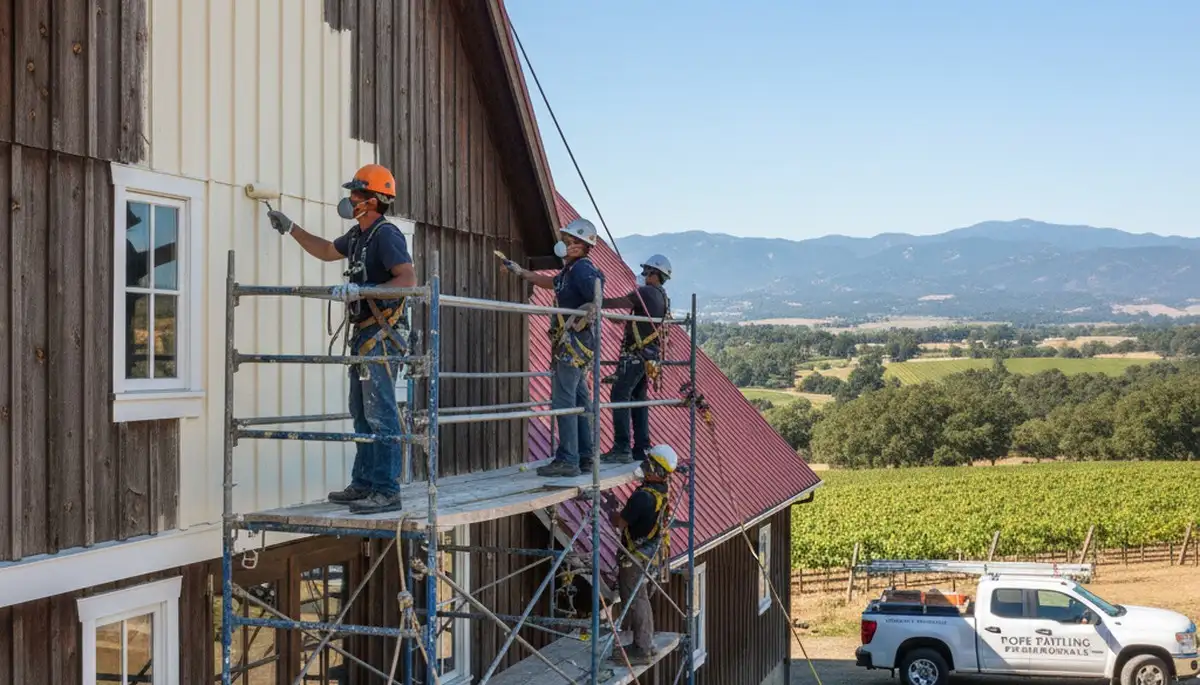 Professional painter serving Santa Rosa, CA for residential and commercial painting services