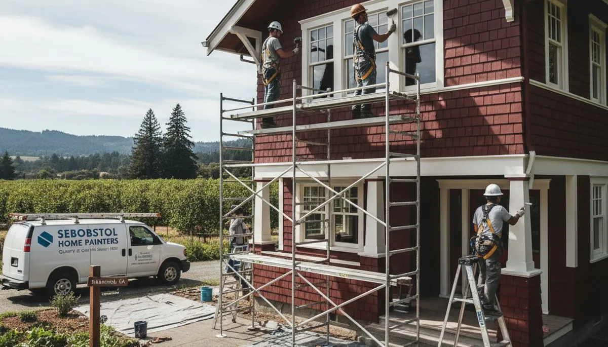Santa Rosa, CA painting contractor providing residential and commercial interior and exterior painting services