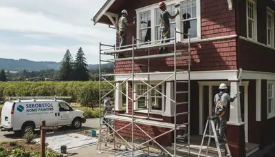 Santa Rosa, CA painting contractor providing residential and commercial interior and exterior painting services