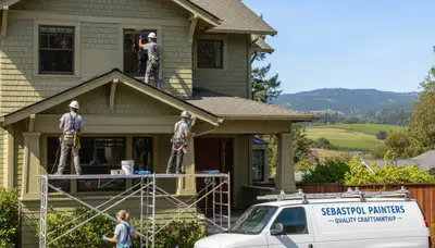 Professional painter serving Santa Rosa, CA for residential and commercial painting services