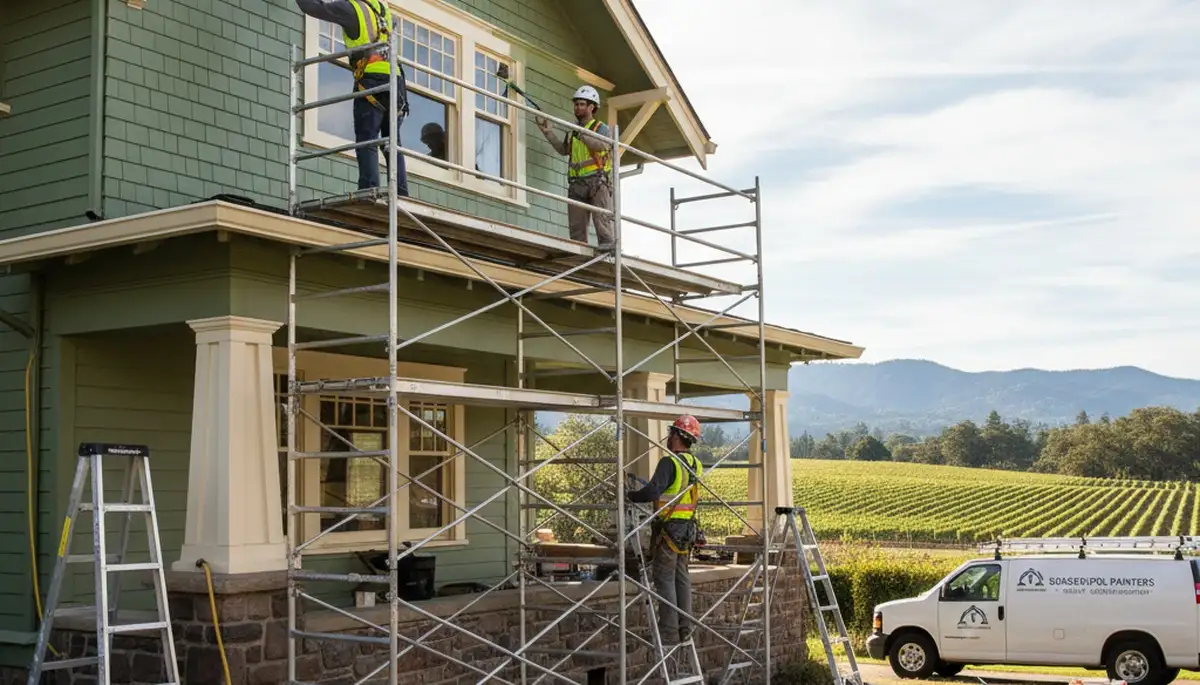 Santa Rosa, CA painting contractor providing residential and commercial painting services