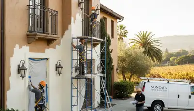 Professional painters in Santa Rosa, CA providing exterior and interior painting services