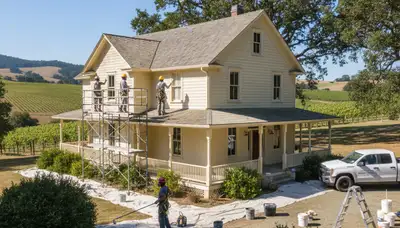 Santa Rosa, CA painting contractor providing residential and commercial painting services