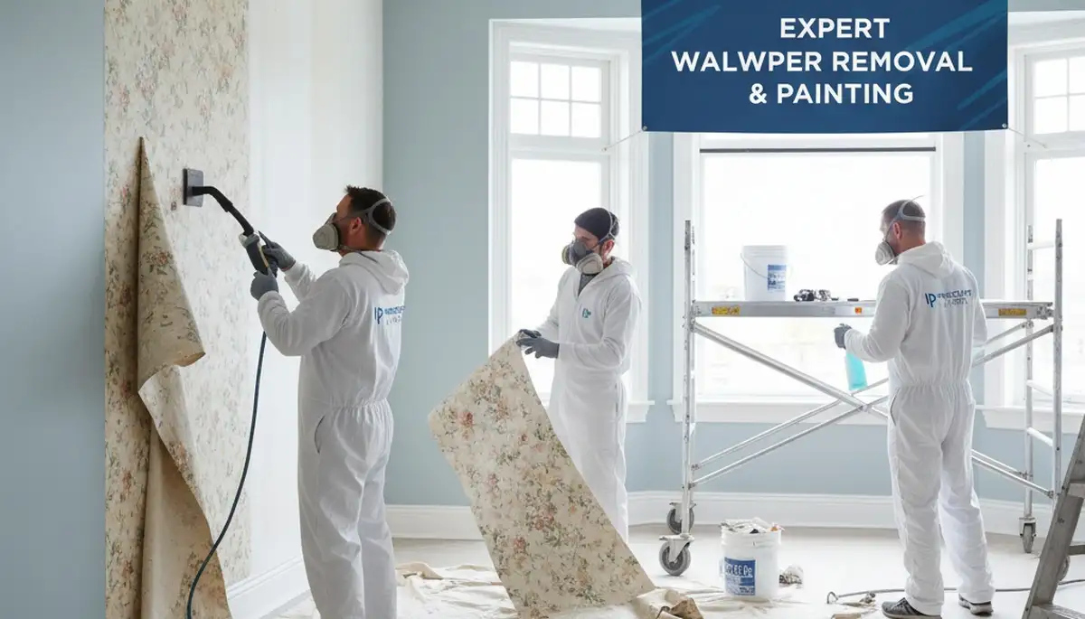 Santa Rosa, CA wallpaper removal by painting pros preparing walls for repainting