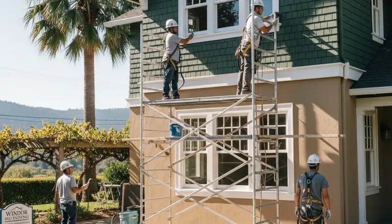Santa Rosa, CA painting contractor providing professional interior and exterior painting services