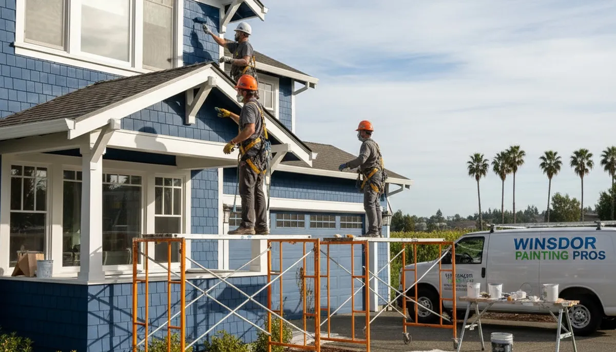 Professional painter services in Santa Rosa, CA for residential and commercial painting projects