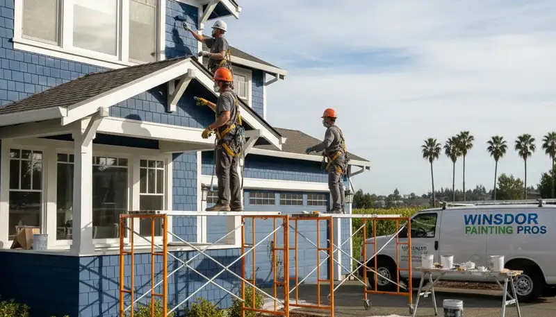 Professional painter services in Santa Rosa, CA for residential and commercial painting projects